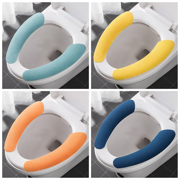 Toilet Seat Cover  Soft Warm Washable Cushion for Comfortable Seating
