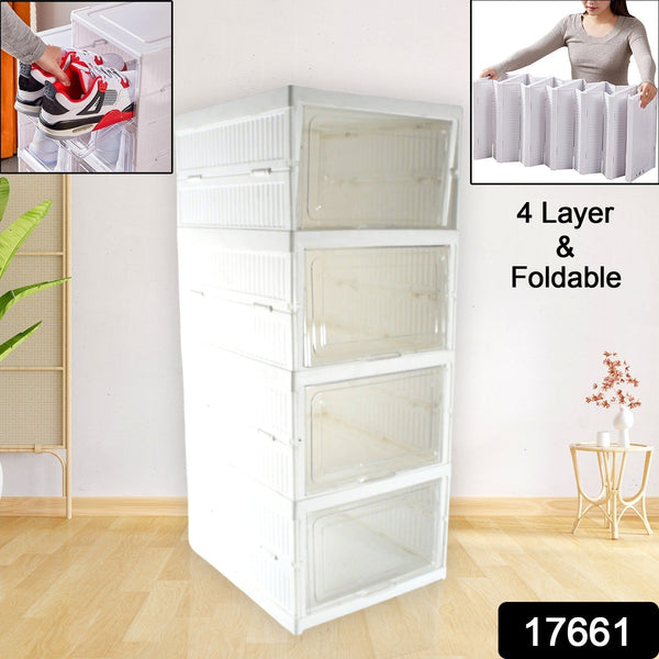 Stackable Multifunctional Storage (4 Layer /  1 Pc)