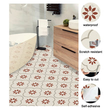 Peel and Stick Floor Tiles Kitchen (8x8 Inch / 10 Pcs Set)