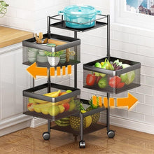 Metal High Quality Kitchen Trolley Kitchen Organizer (4 Layer)