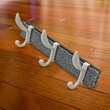 Wall Mounted Coat Hanger Rack  6 Hooks for Clothes, Jackets & Hats