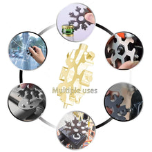 18-in-1 Snowflake Multi-Tool  Portable Bottle Opener, Screwdriver & Wrench