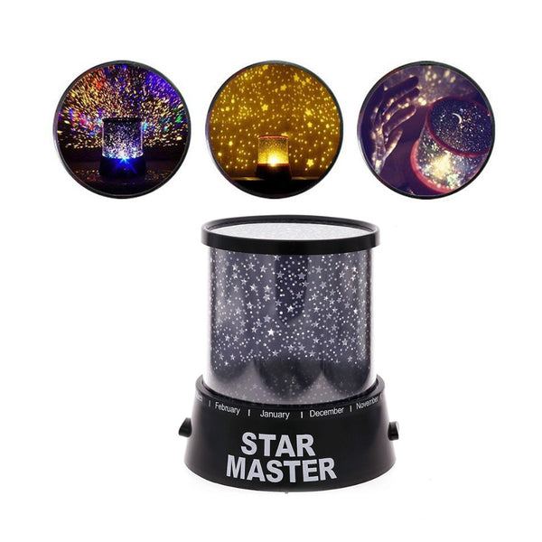 Star Night Light Projector Lighting USB Lamp (Battery & Cable Not Included)