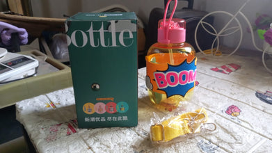 Cute Plastic Water Bottle with adjustable shoulder strap (1 Pc / 750 ML)