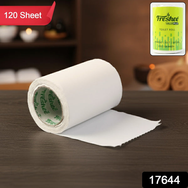 Freshee Ultra-Soft 2-Ply Toilet Roll 120  Sheets Per Roll (10x10 Cm)