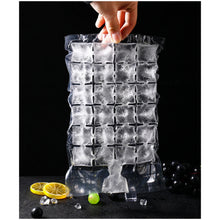 Disposable Ice Cube Bags, Cold Ice Pack Cooler Bag for Cocktail Food Wine