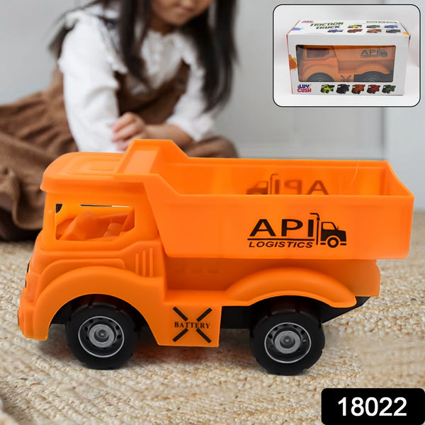 Friction Powered Dumper Toy Truck For Kids  (1 Pc)