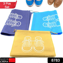 Travel Shoe Storage Bag Set (3 Pcs) | Waterproof Hanging Organizer with Clear Window