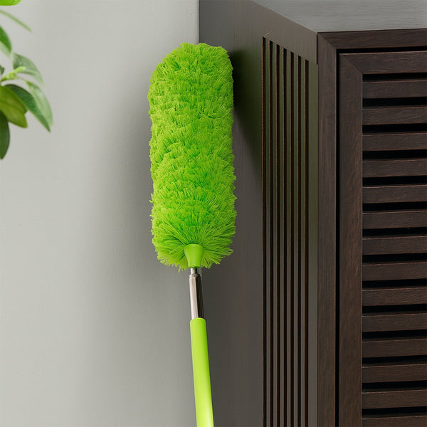 Adjustable Long Handle, Microfiber Duster for Cleaning