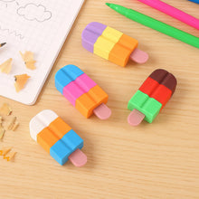 Ice cream Shape Eraser for Girls & Boys 3D Eraser (1 Set 4 Pc)