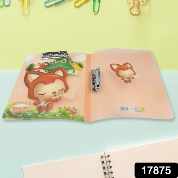2 In 1 Plastic Clipboard Writing Pad, Exam Board & Clip File for Kids (232 × 305 × 18 mm)