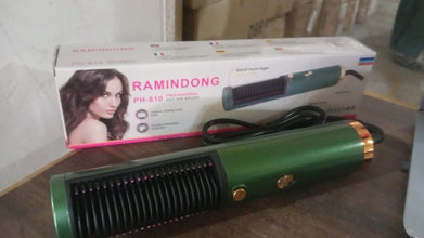 Hair Straightener Comb, Anti Scald Hot Comb Negative Ion Hair Straightener Brush (1200w)