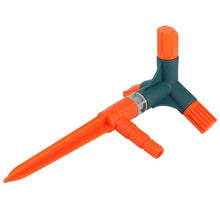 360° Rotating Garden Sprinkler  Adjustable 4-Arm Lawn Water Sprayer