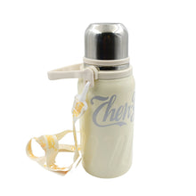 Stainless Steel Vacuum Insulated Water Bottle  Leak Proof Flask with Steel Cup