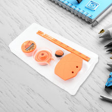 Football & Basketball Stationery Kit  Pencil, Sharpener & Eraser (Birthday Gift)