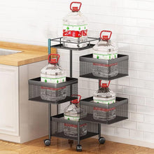 Metal High Quality Kitchen Trolley Kitchen Organizer (4 Layer)