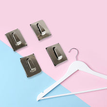Self- Adhesive Hooks, Heavy Duty Wall Hooks Hangers Stainless Steel Waterproof Sticky Hooks
