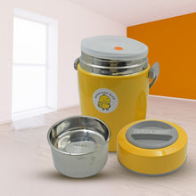 HEAVY LEAK-PROOF STAINLESS STEEL LUNCH BOX/ TIFFIN BOX, 2 COMPARTMENT