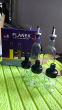 Transparent Glass Oil Dispenser 500 ML Bottle (5 Pcs Set)