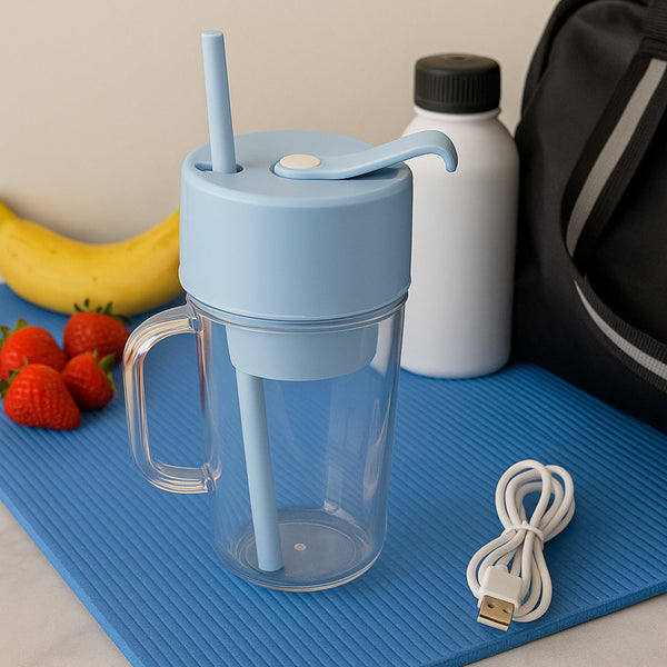 2-in-1 Portable Blender Juicer USB Rechargeable (340 ml)