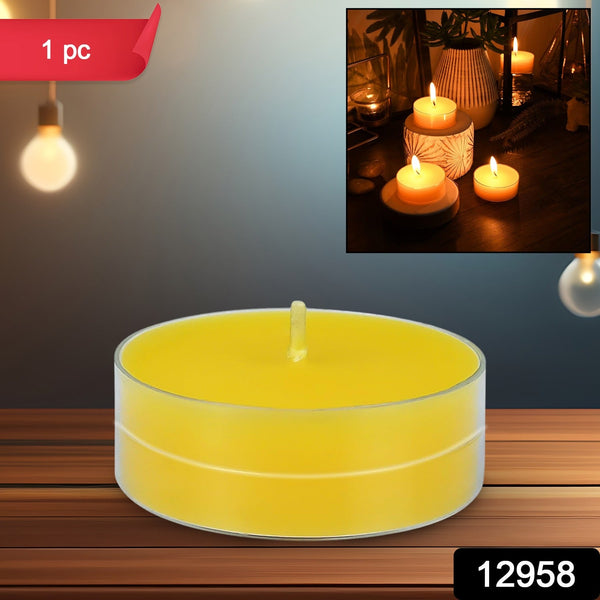 Tealight Diwali Candle  Smokeless, Long-Burning, Mix Color (1 Pc)
