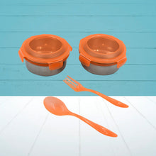 Airtight & Leak Proof Stainless Steel Container Multi Compartment (3 Different Lunch Boxes)
