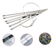 Stainless Steel Cable TIE Used for Solar, Industrial and Home Improvement (100 pcs Set / 4.6x200MM)