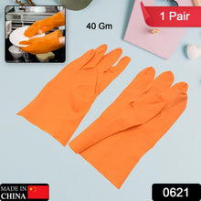 Multipurpose Rubber Reusable Cleaning Gloves (1 Pair 40 Gm)