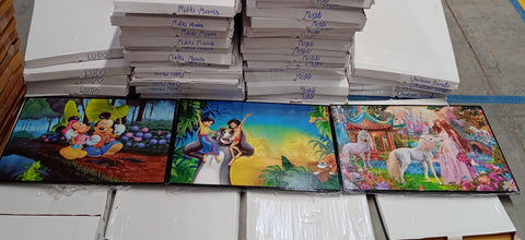 Multipurpose Writing Homework Table with Cartoon Print (1 Pc / Mix Design)