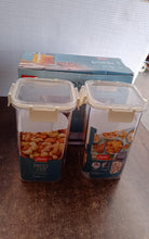 Apex Press Lock Airtight Kitchen Storage Container Set (2Pc/1400ml) Approx