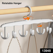 Rotatable Tank Top Hanger  Space Saving Closet Organizer Dorms & (12-Hook)