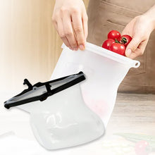 Silicone Food Bag  Leakproof, Flat Bottom, BPA-Free, Microwave & Dishwasher Safe