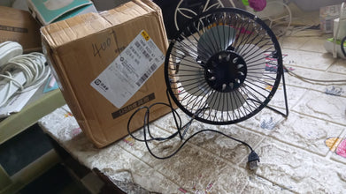 USB Table Desk Personal Metal Electronic Fan (1 Pc)