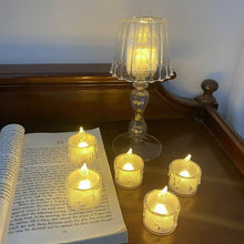 12 Pcs Flameless and Smokeless Decorative Acrylic Candles