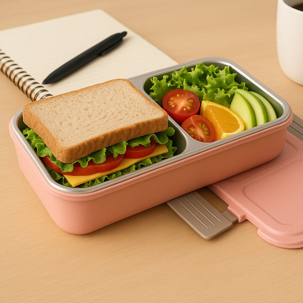BPA-Free Snack Pack-2 Lunch Box 2-Compartment