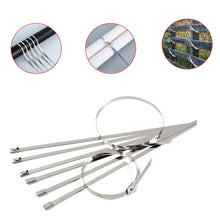Stainless Steel Cable TIE Used for Solar, Industrial and Home Improvement (100 pcs Set / 4.6x200MM)