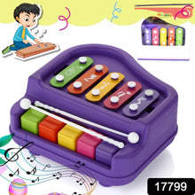 2 in 1 Baby Piano Xylophone Toy for Toddlers 3+ Years (1 Pc)