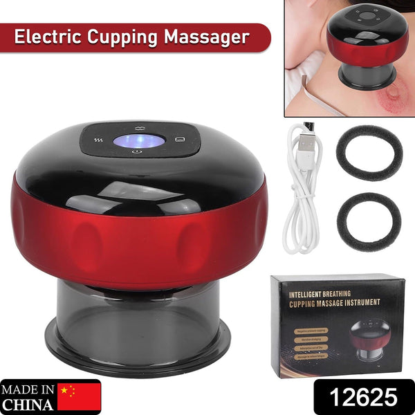 Electric Intelligent Breathing Cupping Massage Instrument (1 Pc)