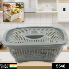 Multipurposes Plastic Basket (1 Pc / Mix Color )