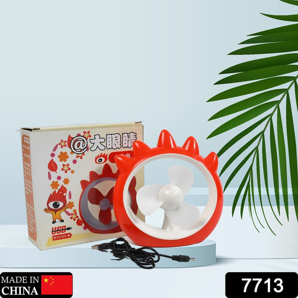 Mini Desktop Fan  USB Rechargeable Cooling Fan for Home, Office & Car