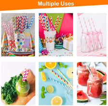 Home Paper Straws Durable & Eco-Friendly Colorful (25 Pcs Set)