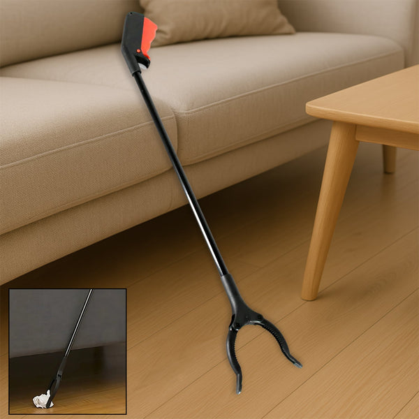 Extra Long Trash Picker  Rotating Grip Arm for Cleaning & Garden Assistance