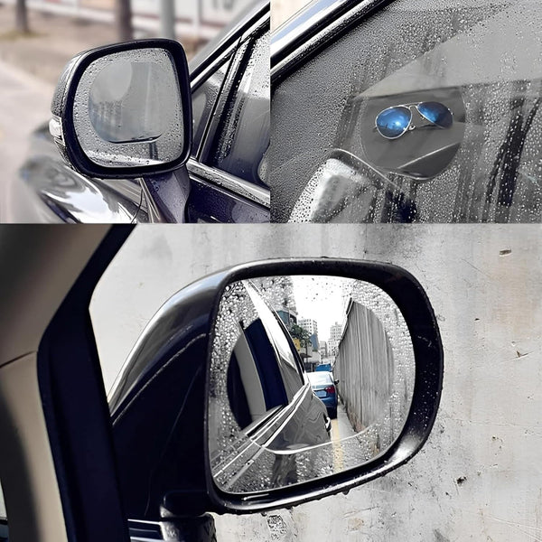 Anti-Fog & Anti-Scratch Rearview Mirror Film  HD Protective Sticker (1 Pc)