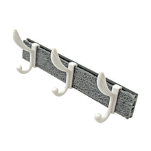 Wall Mounted Coat Hanger Rack  6 Hooks for Clothes, Jackets & Hats