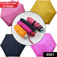 Umbrella Summer Sun and Rain Protection Foldable Cute Umbrella (1 Pc / Mix Color / Design) 