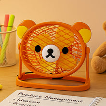 Stylish & Silent: Teddy Bear USB Fan for Any Space  Adjustable Cooling!