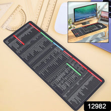 Shortcut Keyboard Mat, Large Desk Mouse Pad with Anti-Slip (80x30cm)