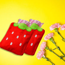 Strawberry design heating bag
