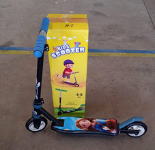Foldable Kids Ride-On Scooter  2-Wheel, Height Adjustable (4-8 yrs, Multicolor)