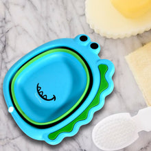 Frog Shape Foldable Baby Wash Basin  Space-Saving Face Washing Tub (33×31cm)